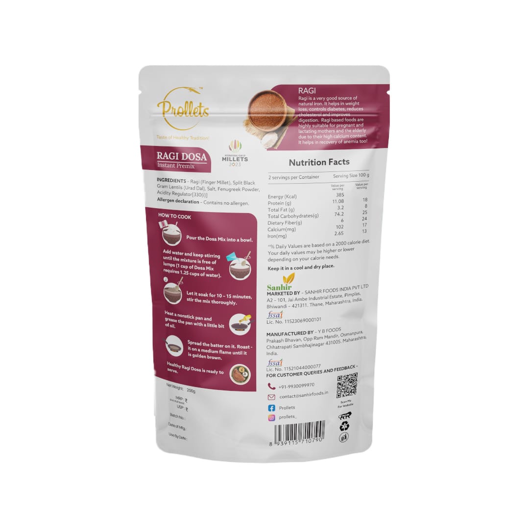 RAGI DOSA INSTANT PREMIX