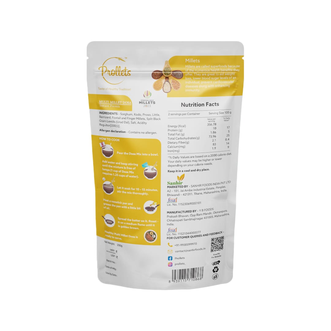 MULTI MILLET DOSA INSTANT PREMIX
